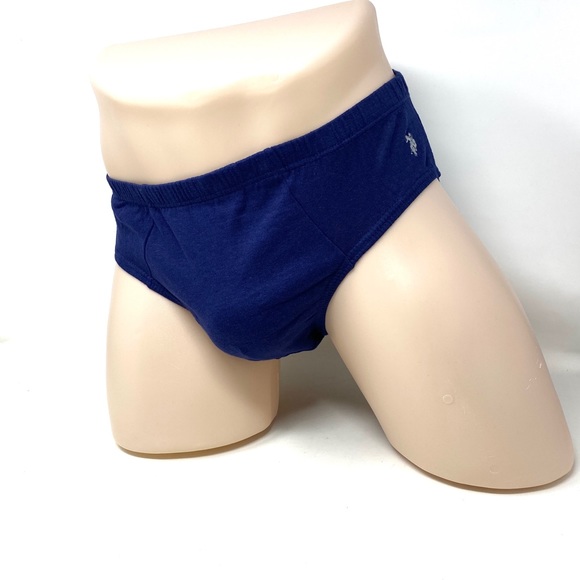 💖MEGA SALE💖US POLO ASSN. Men's Underwear LOW RISE BRIEFS Navy USMOOCPB04006 - Picture 3 of 8